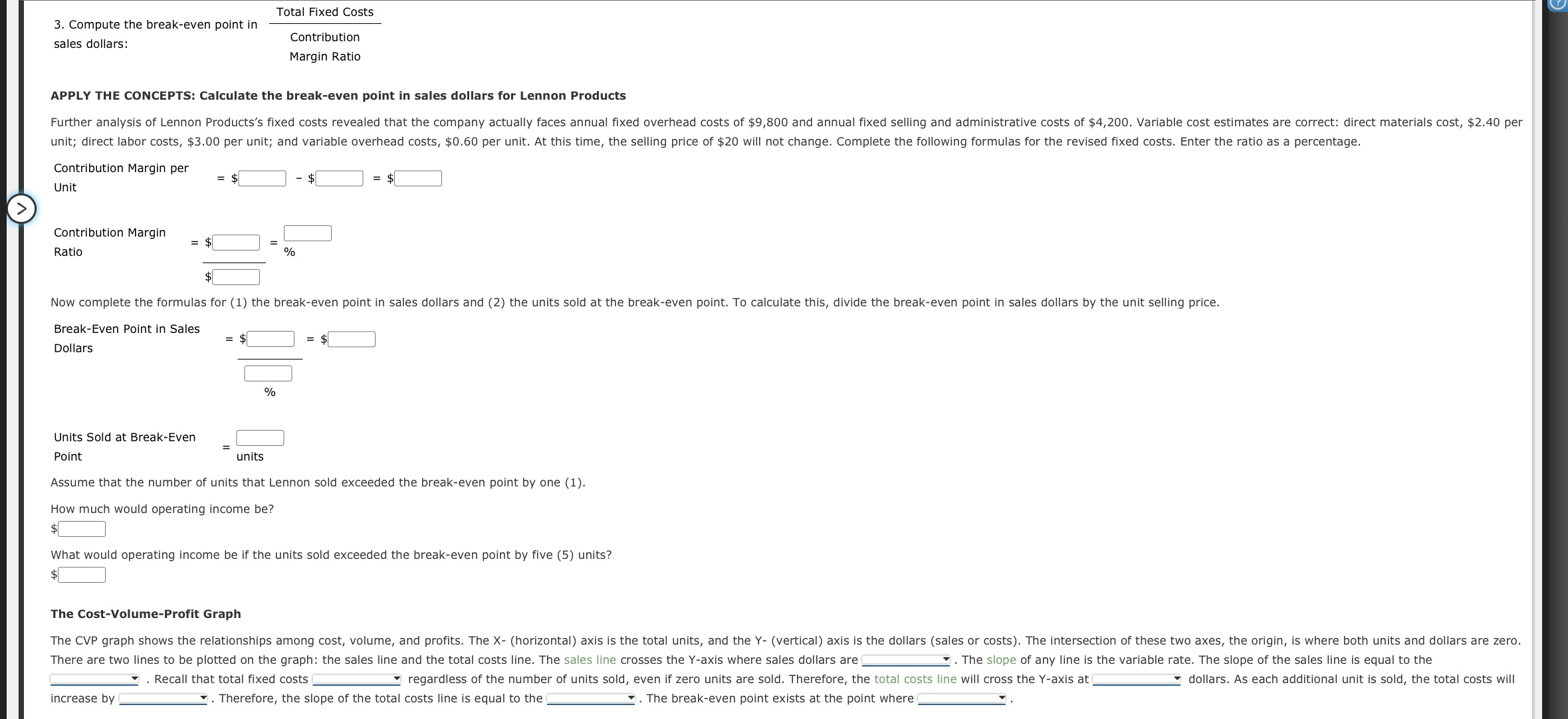 behavior: variable or fixed, rather than by category: product (which includes both