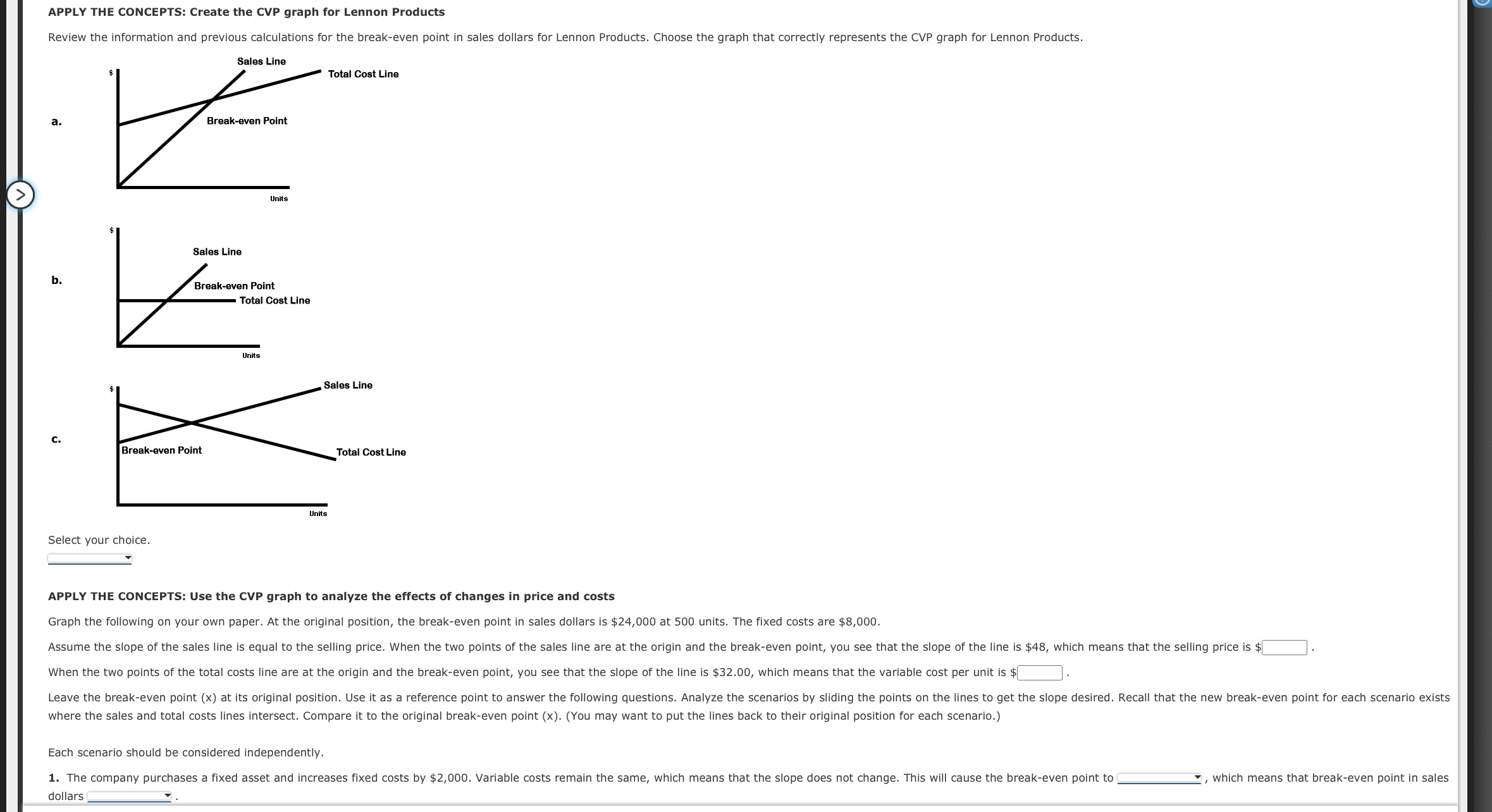 variable and fixed) or period (which includes both variable and fixed). When