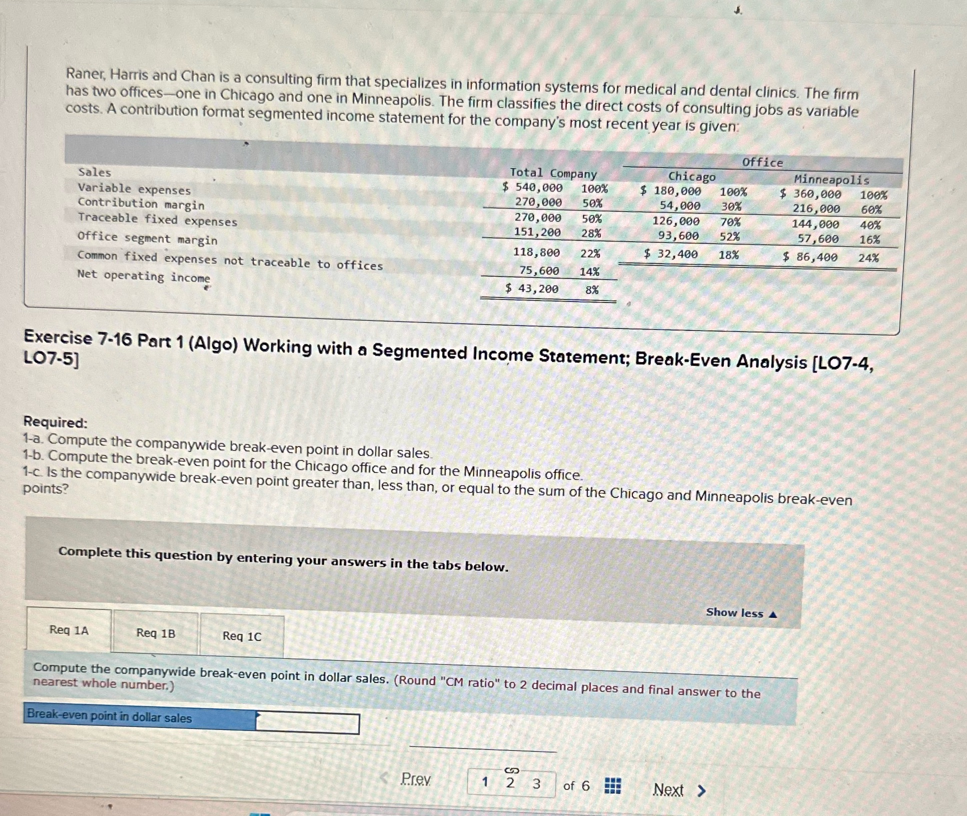 I need help with req 1a, 1b, 1 c please Raner, Harris