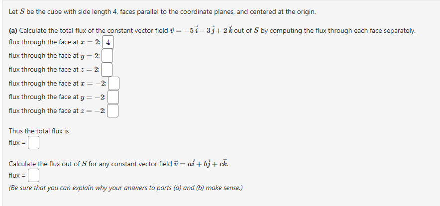 to the coordinate planes. and centered at the origin. (.3) Calculate the