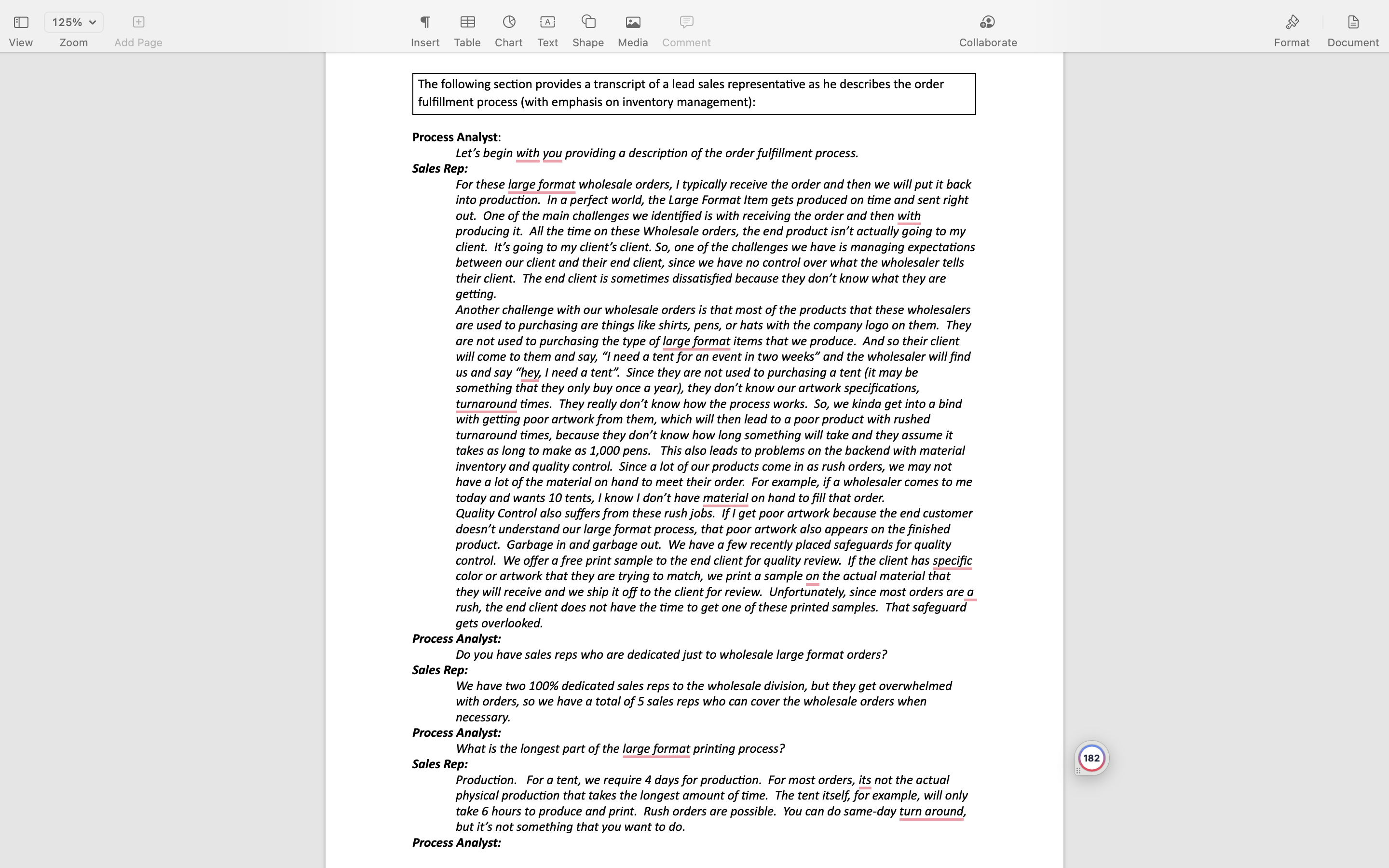 be evaluated as followed: 1, A3/Charter: o Do you tell a compelling