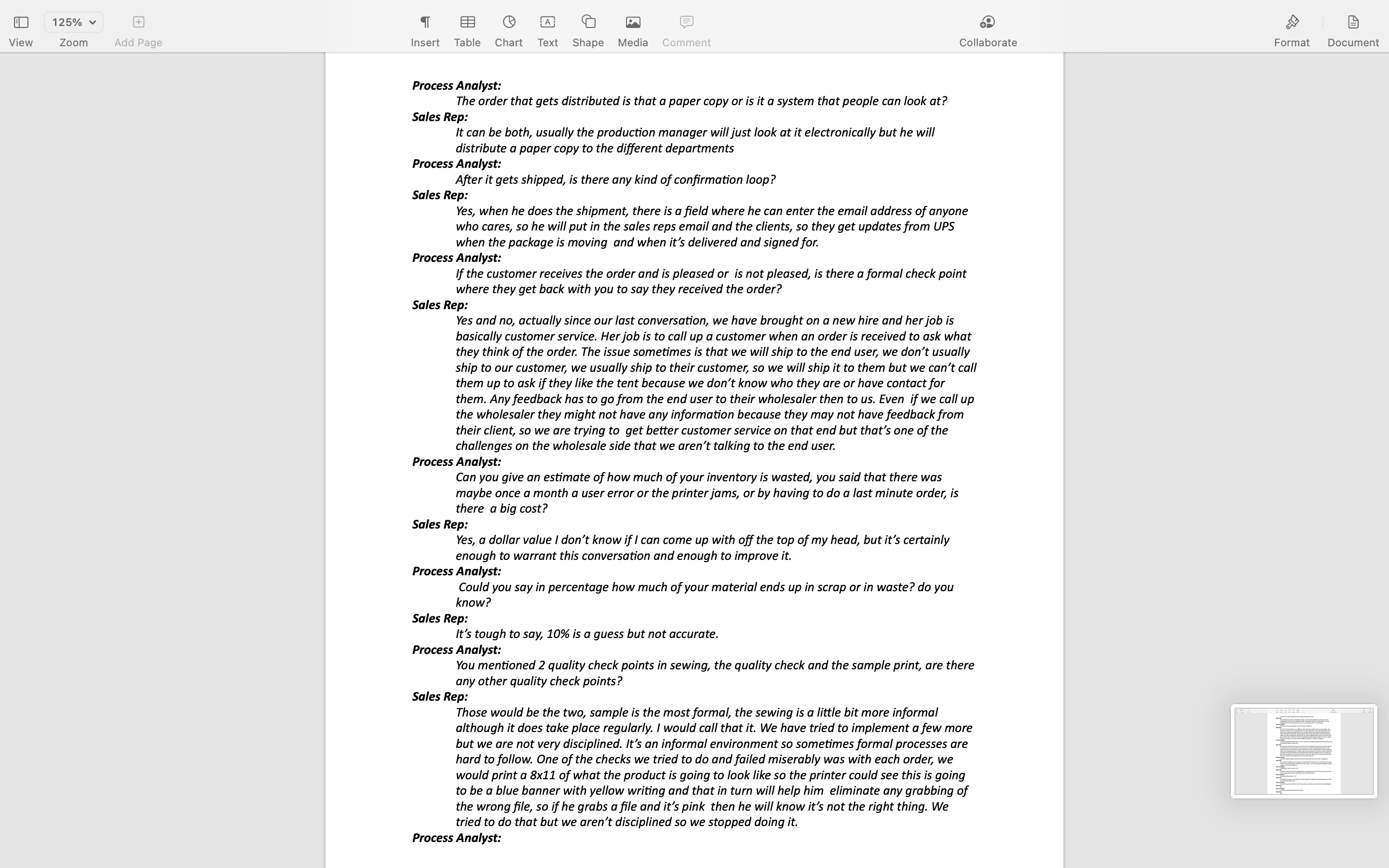 to follow? 3, 1-Page Summary: 0 Does your 1-page summary provide insight