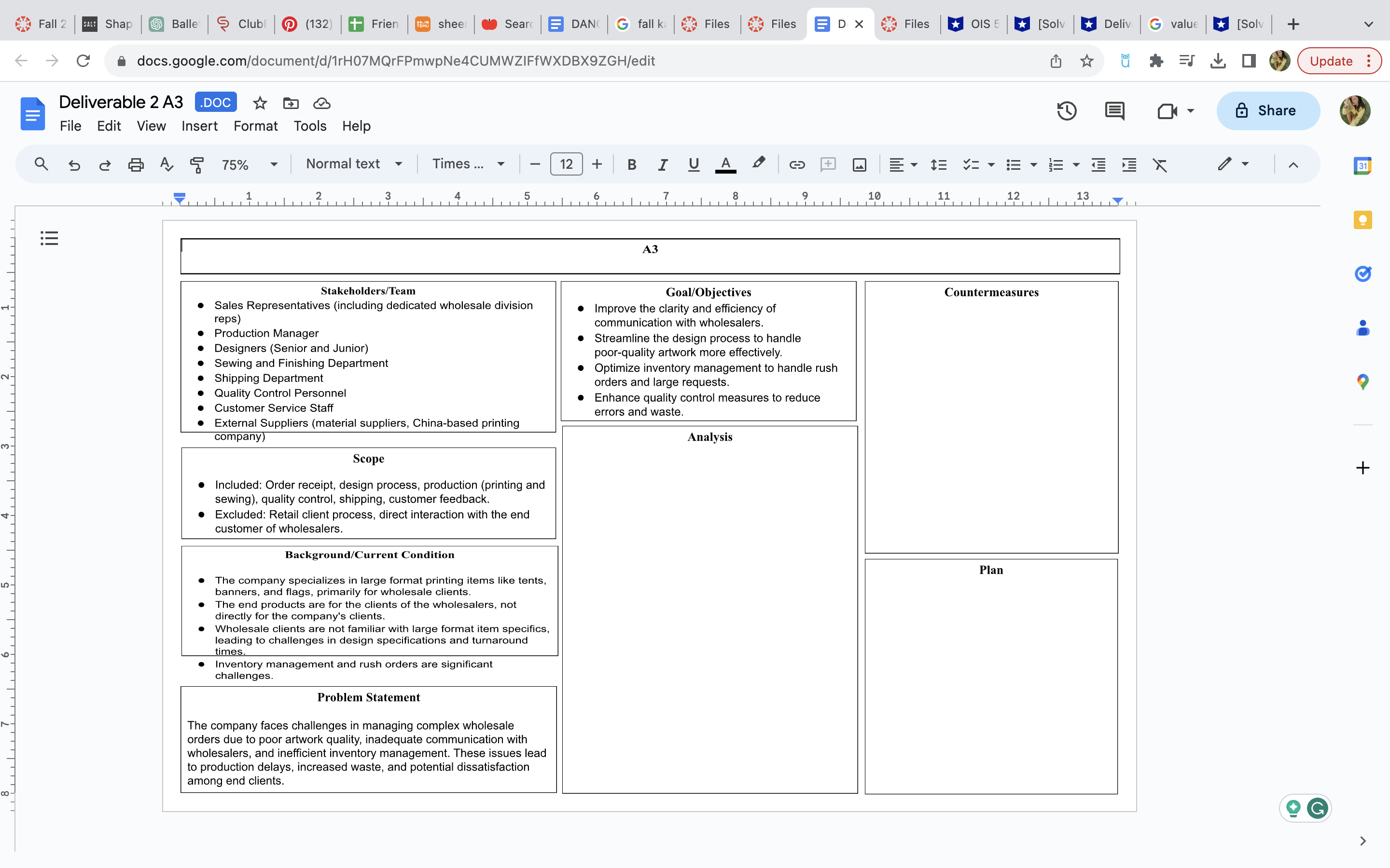Transcript a\") 9 Format E Document [3 View 125% Zoom v 'll