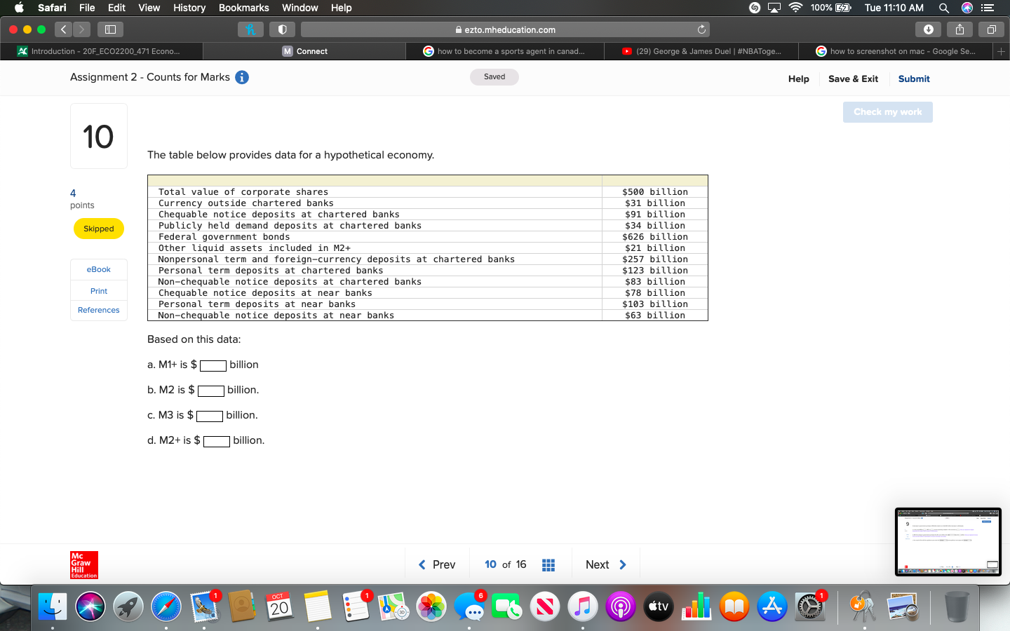 Just need the calculated answer no work need to be showed i