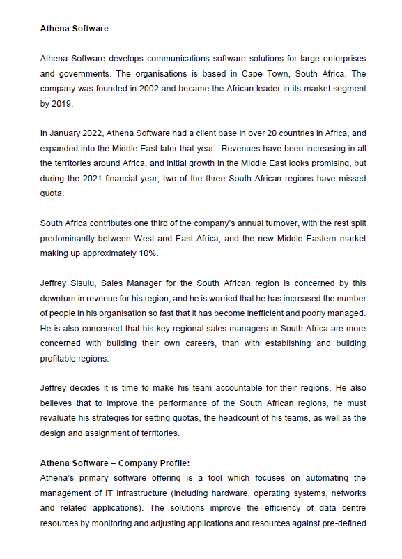 Revenues have been increasing in all the territories around Afiica, and initial