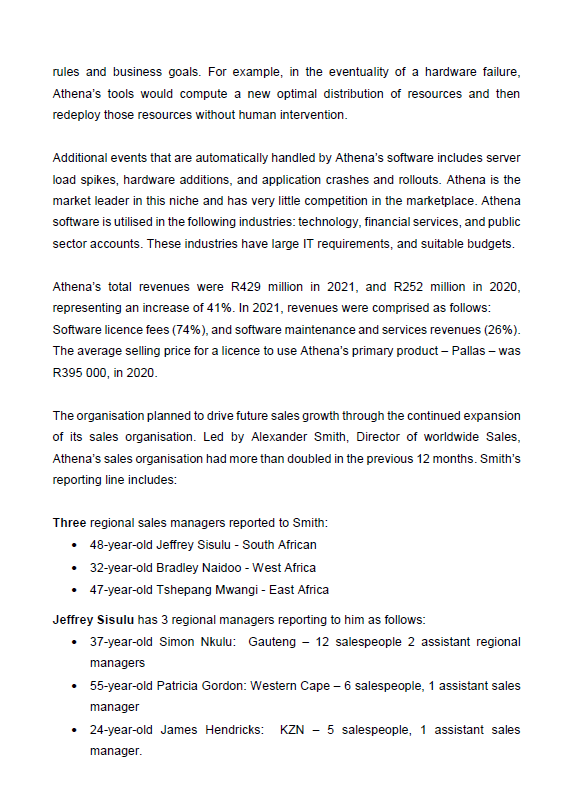 growth in the Middle East looks promising, but during the 2021 financial