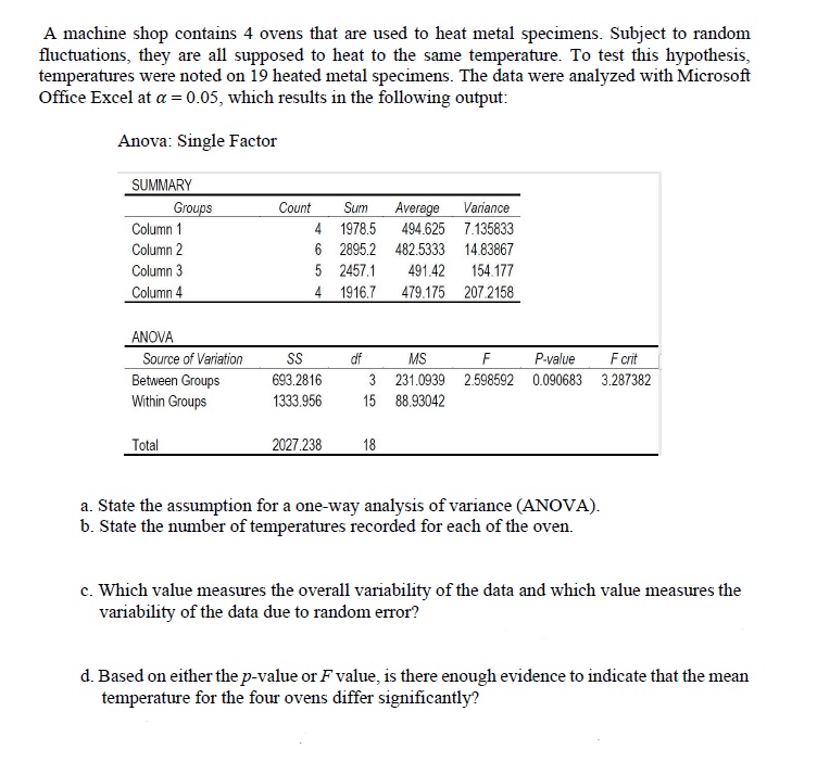 I need help to solve this math. A machine shop contains 4