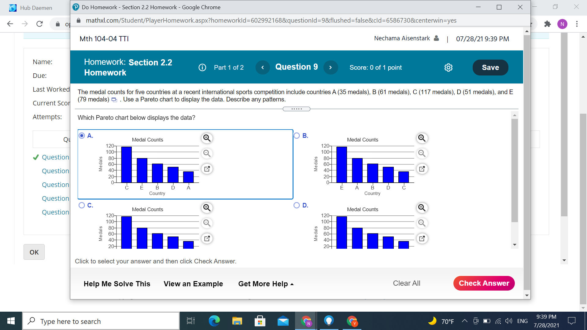 international sports competition include countries A (35 medals), B (61 medals), C
