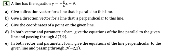 please help me.i. this is from my 'Vector Equation of a Line'