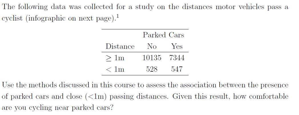 Please complete this Question using SAS The following data was collected for