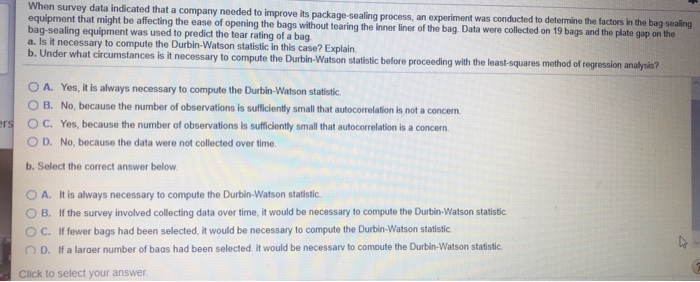 determine the factors in the bag sealing equipment that might be affecting