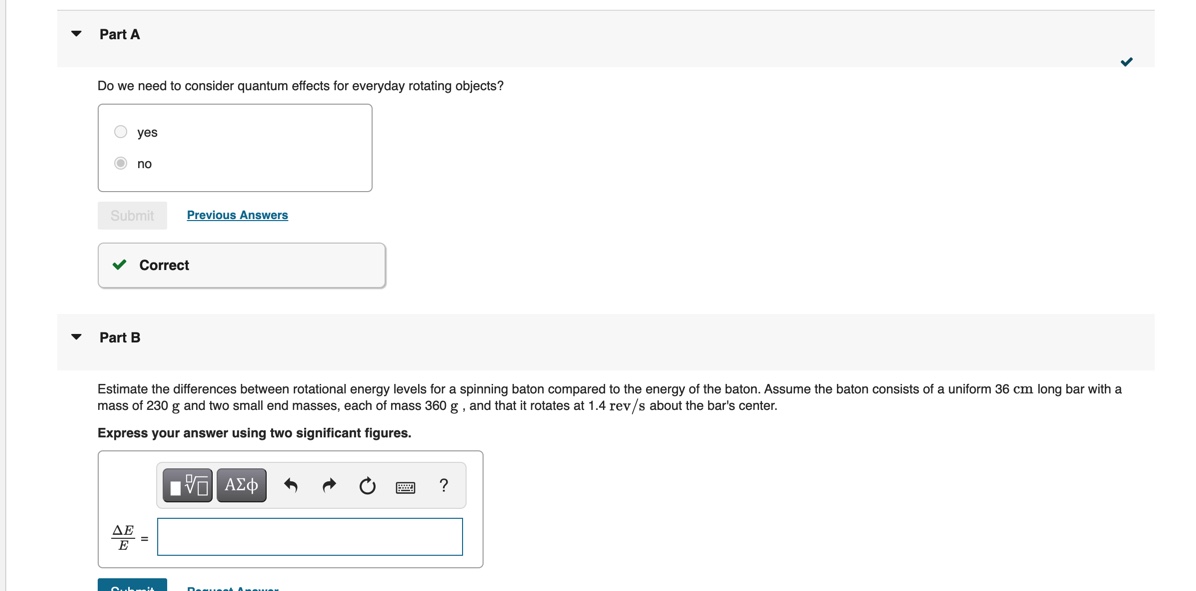 Q1) Part A v Do we need to consider quantum effects for