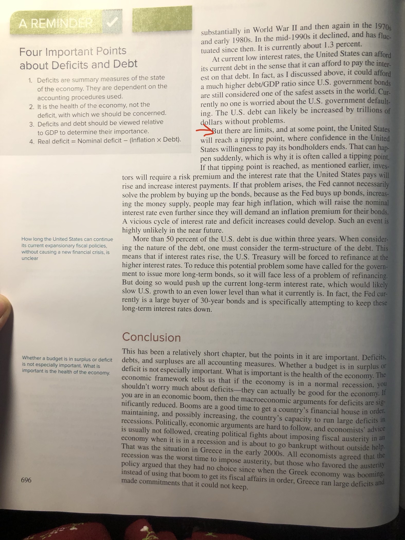 we need to be more concerned about? Why is this the case?Consider