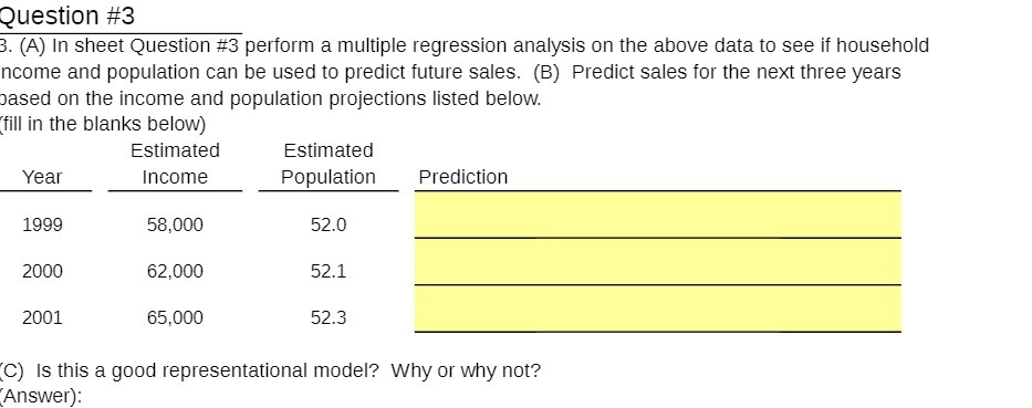  Question # 3 3 . ( A ) In Sheet Question