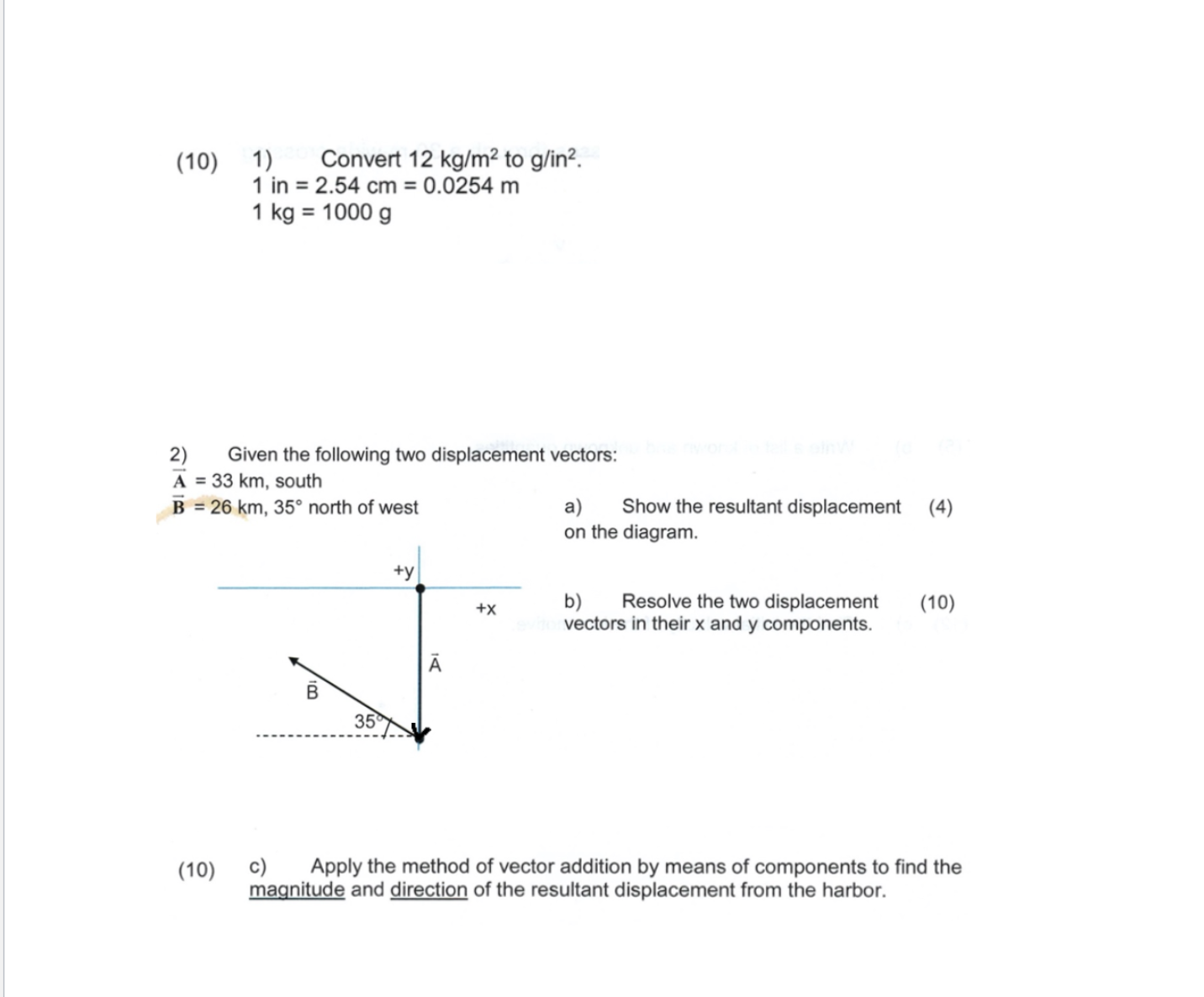 the horizontal. The end of the ramp is 1.2 m above the