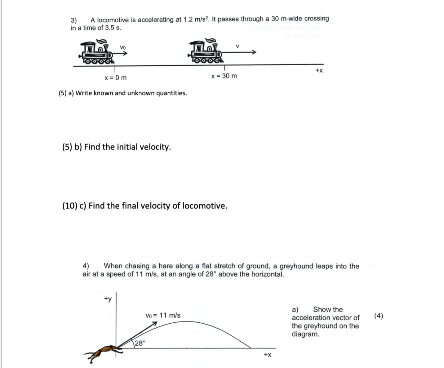 ground. Let the x axis be parallel to the ground, the +y