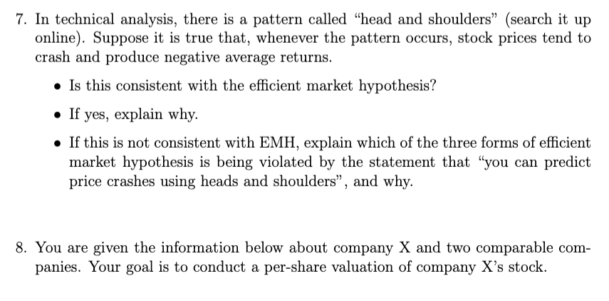 beta) should have expected return that is negative? 2. Suppose CAPM holds.