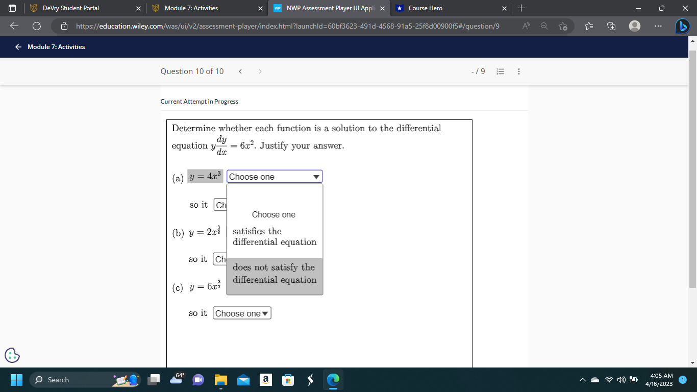 Module 7: Activities Question 8 of 10