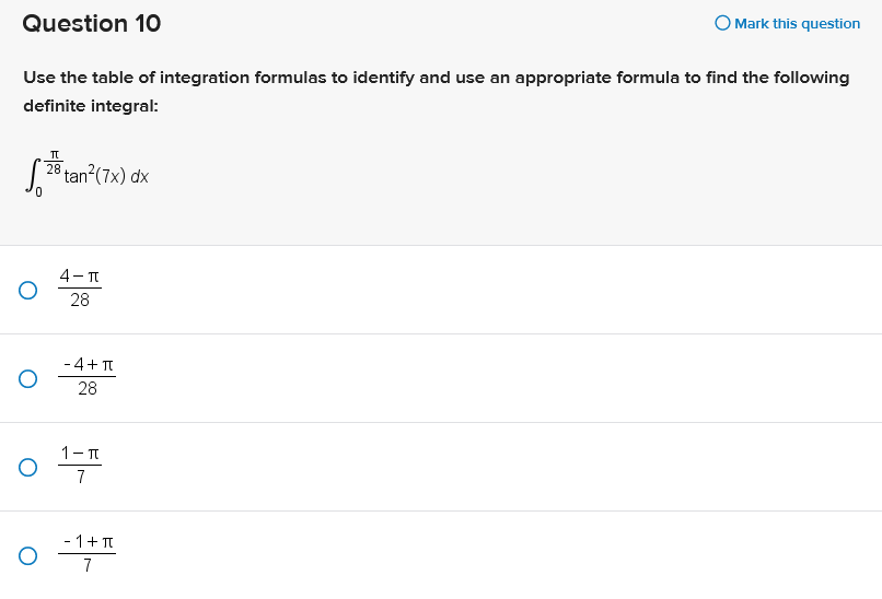 +cQuestion 4 O Mark this question Use a Riemann sum with 6