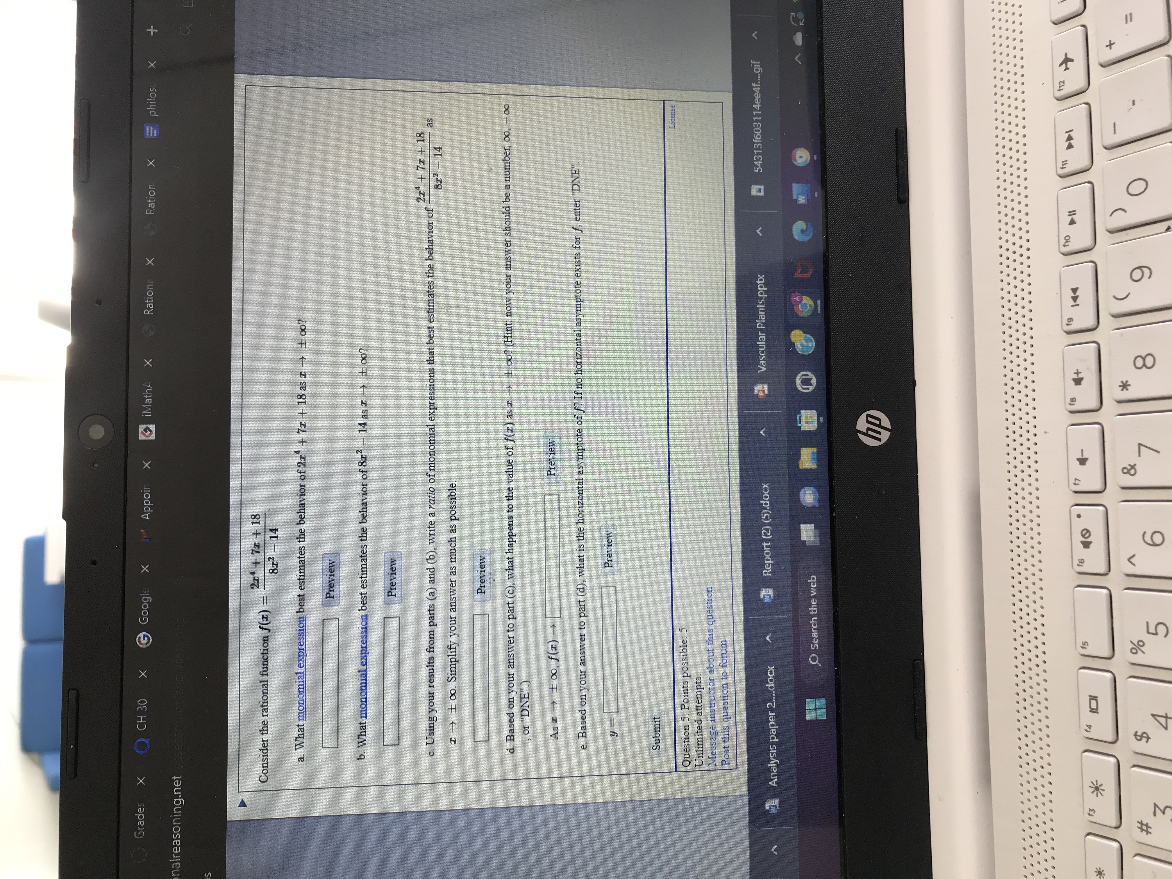 : co? Preview 92 + 17 c. Using your results from parts