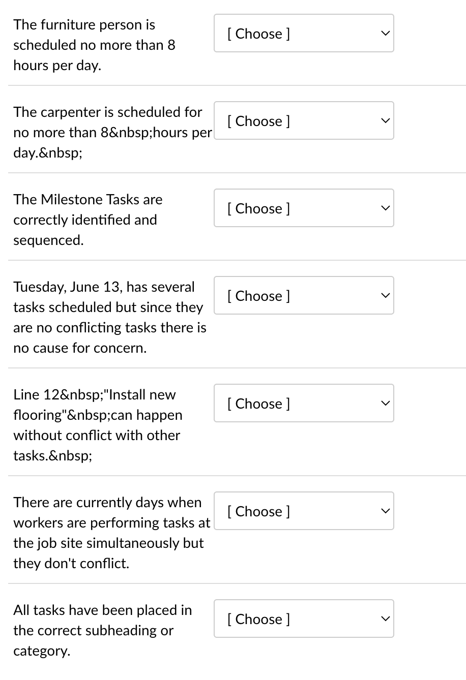 involved in this renovation: a furniture person, a cabinet person, a flooring