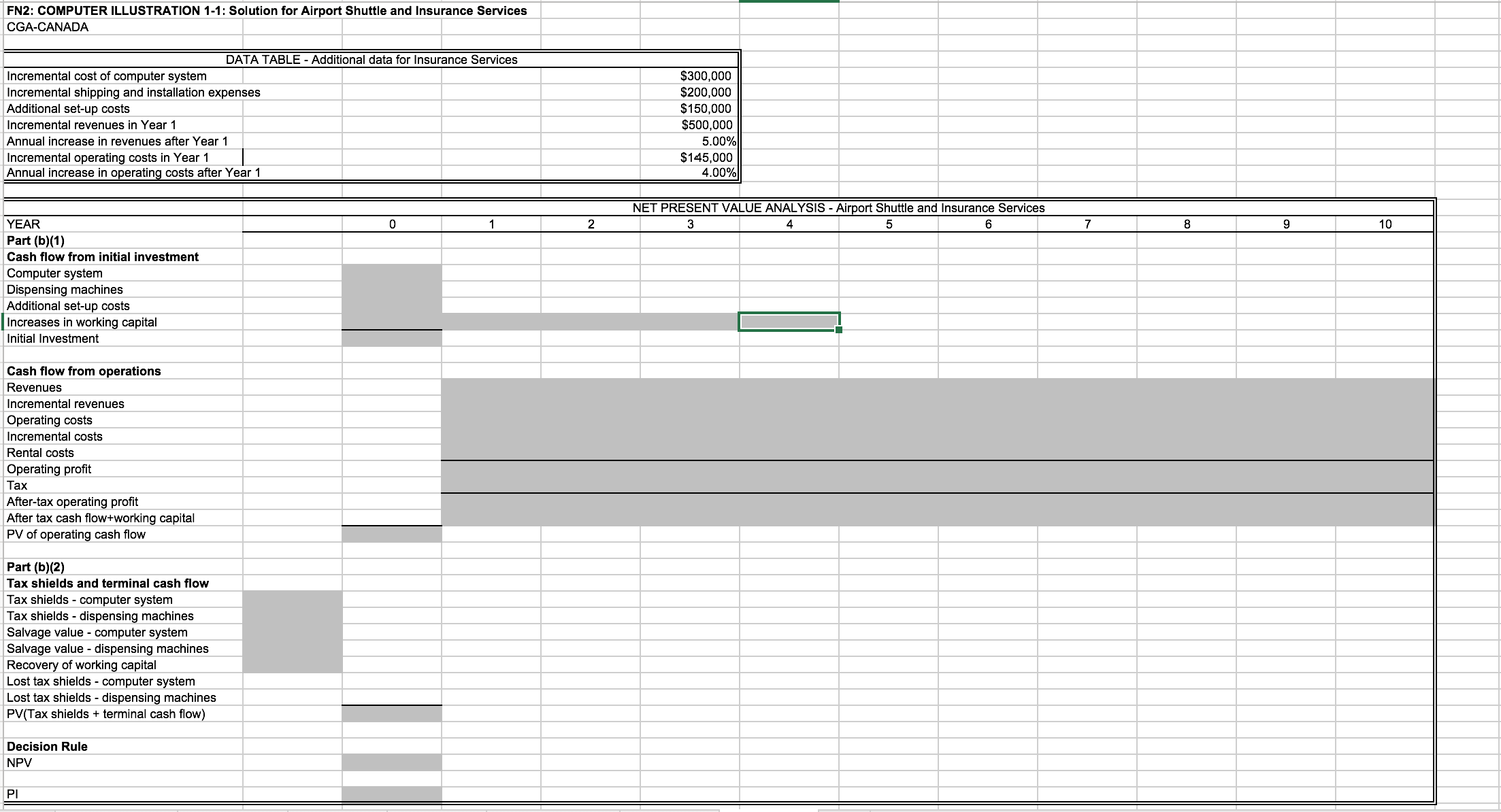of New Automated System ____ __________ FN2: COMPUTER ILLUSTRATION 1-1 CGA-CANADA DATA
