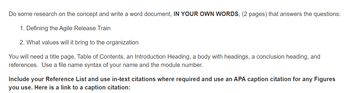 IN YOUR OWN WORDS, (2 pages) that answers the questions: 1. Defining