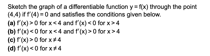 h(x) = x3 - x2 a. Find the open intervals on which
