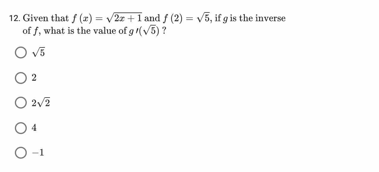 point on the curve is the slope equal to 3? O (2,