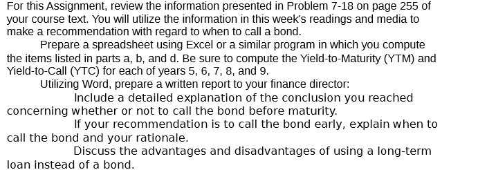 page 255 of your course text. You will utilize the information in