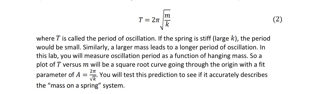 Damping a massspring system under simple None Lots harmonic oscillation. You will