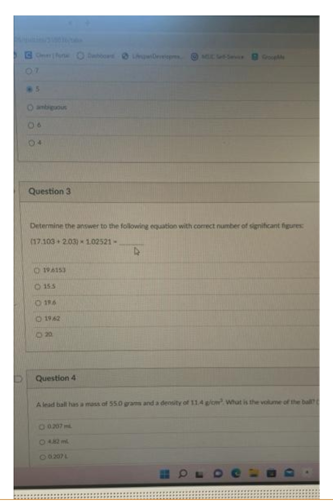 Please explain 07 5 Question 3 Determine the answer to the following