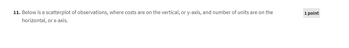 Company A has incurred the following costs or expenses during the past