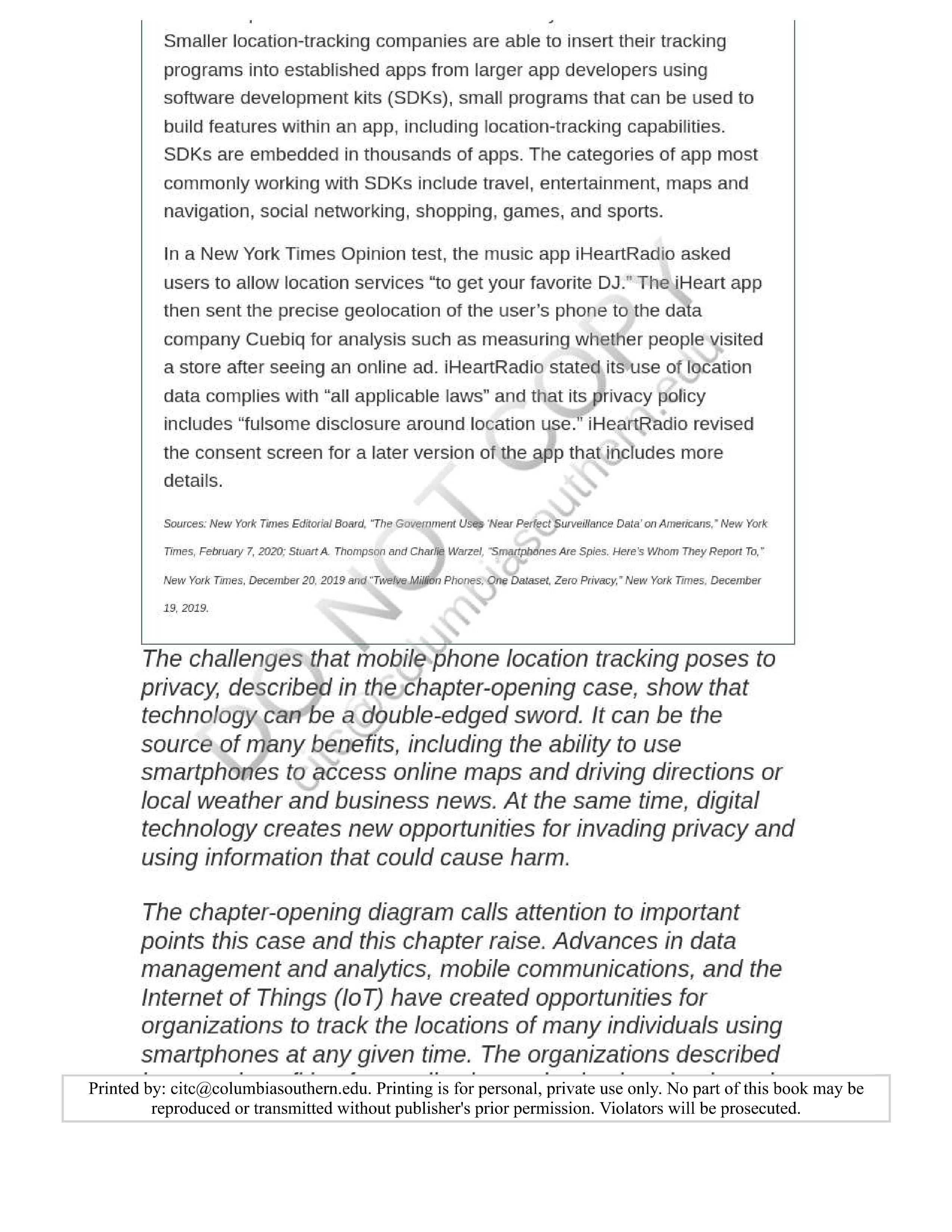 issue raised by embedded cyber connections in smart devices. Viktor MayerSchonberger on