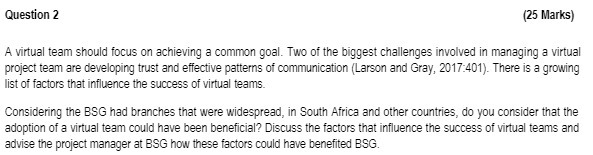 a common goal. Two of the biggest challenges involved in managing a