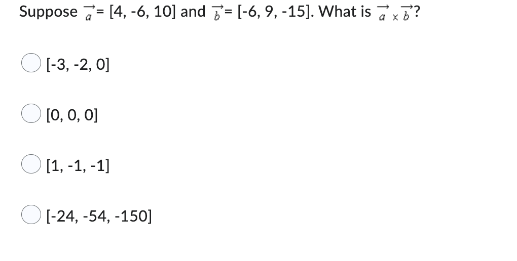 is "'x b'? O [-3, - 2, 0] O [o, 0, 0]