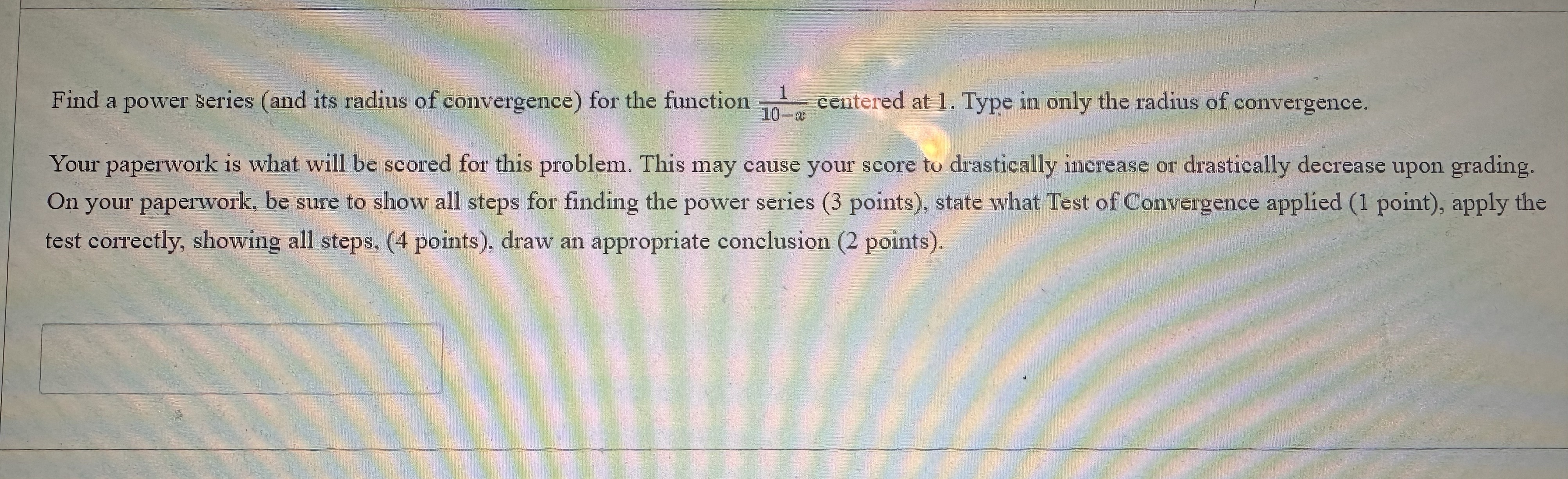 Please answer question by showing all that it is asking for to