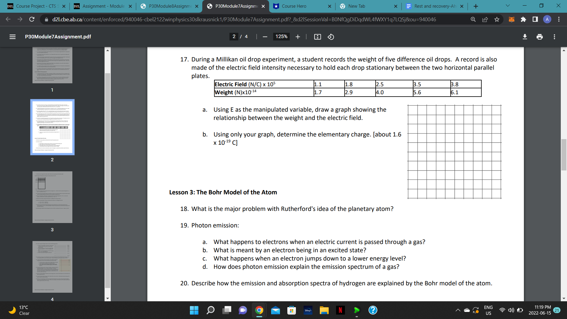 X Course Hero x 9New Tab X Rest and recovery-Ah X +