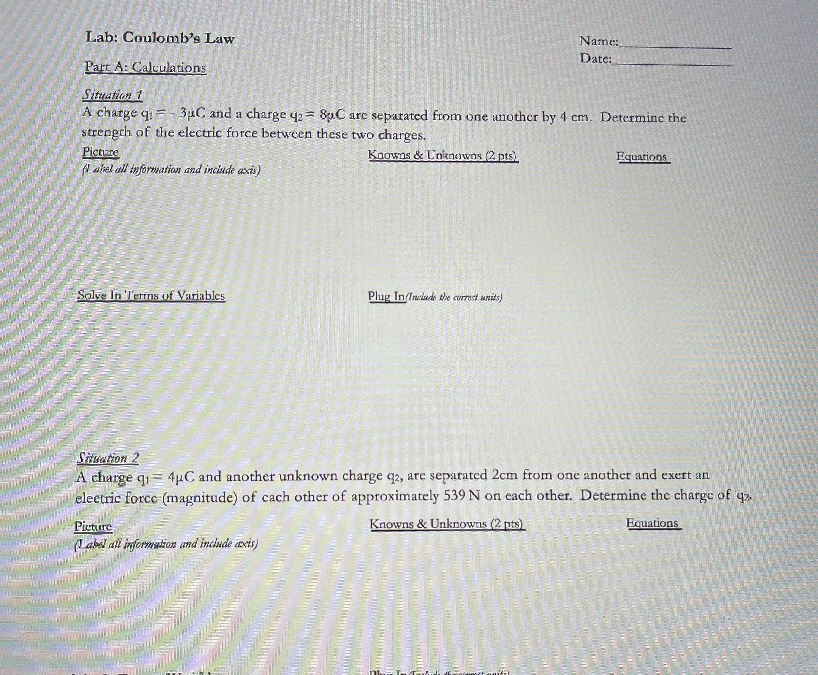 Please answer solution 1 and solution 2. Does not need to be