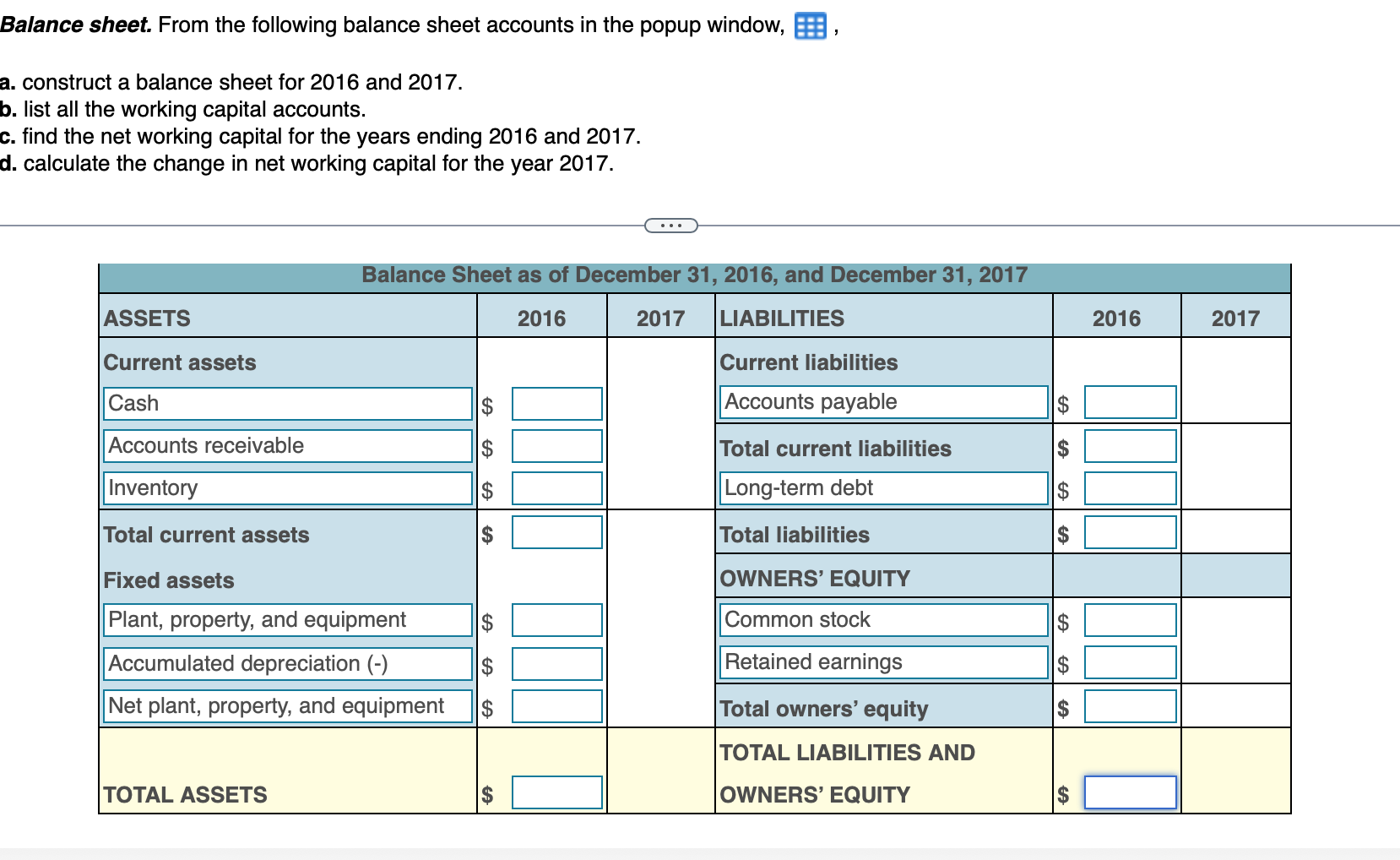 icon _ in order to copy its contents into a spreadsheet.) Balance