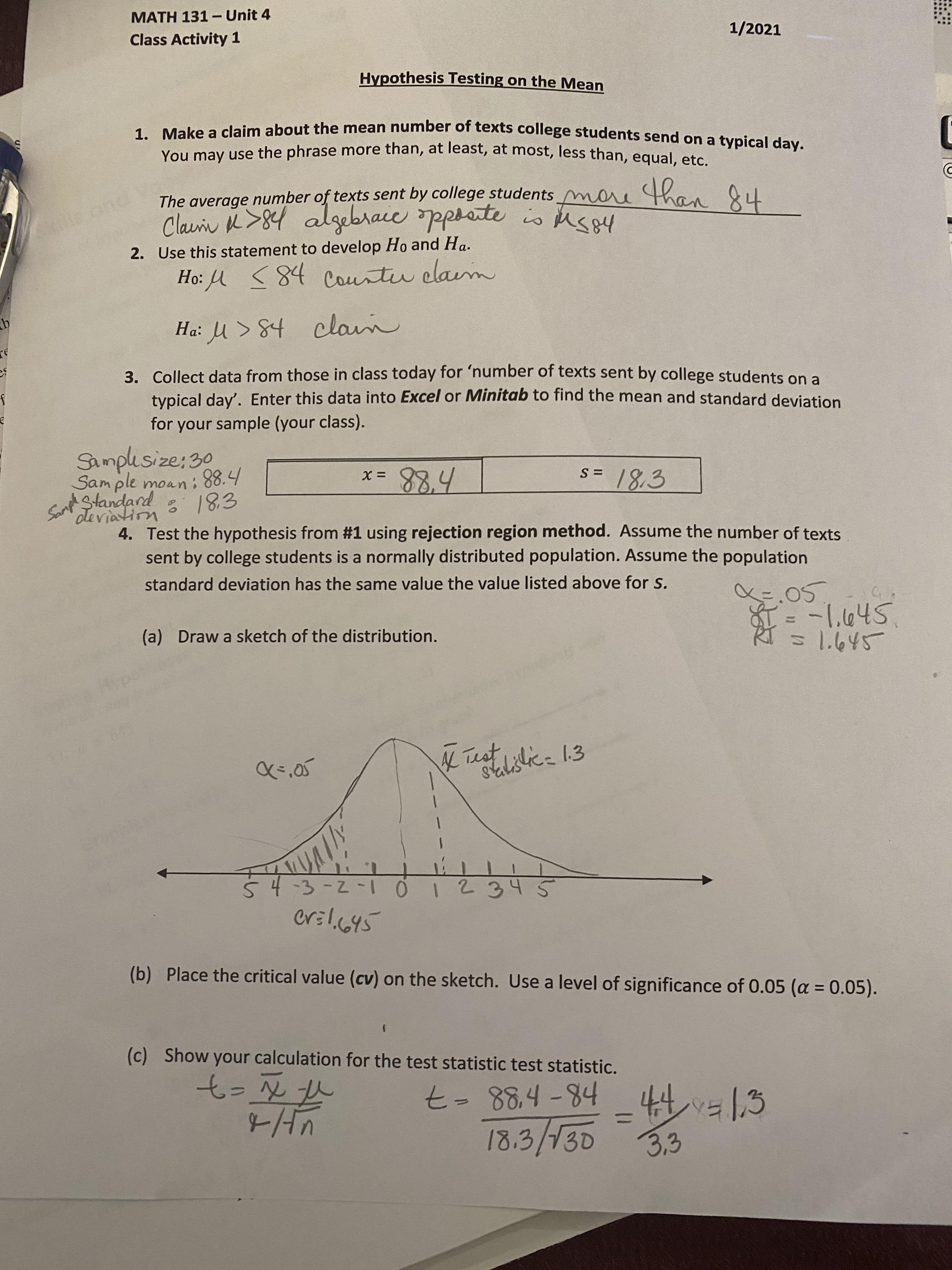 conclusion in the context of the problem. In conclusion at the.05 level