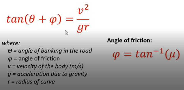 automobile travelling at 25 m/s from tending to slip? The radius of