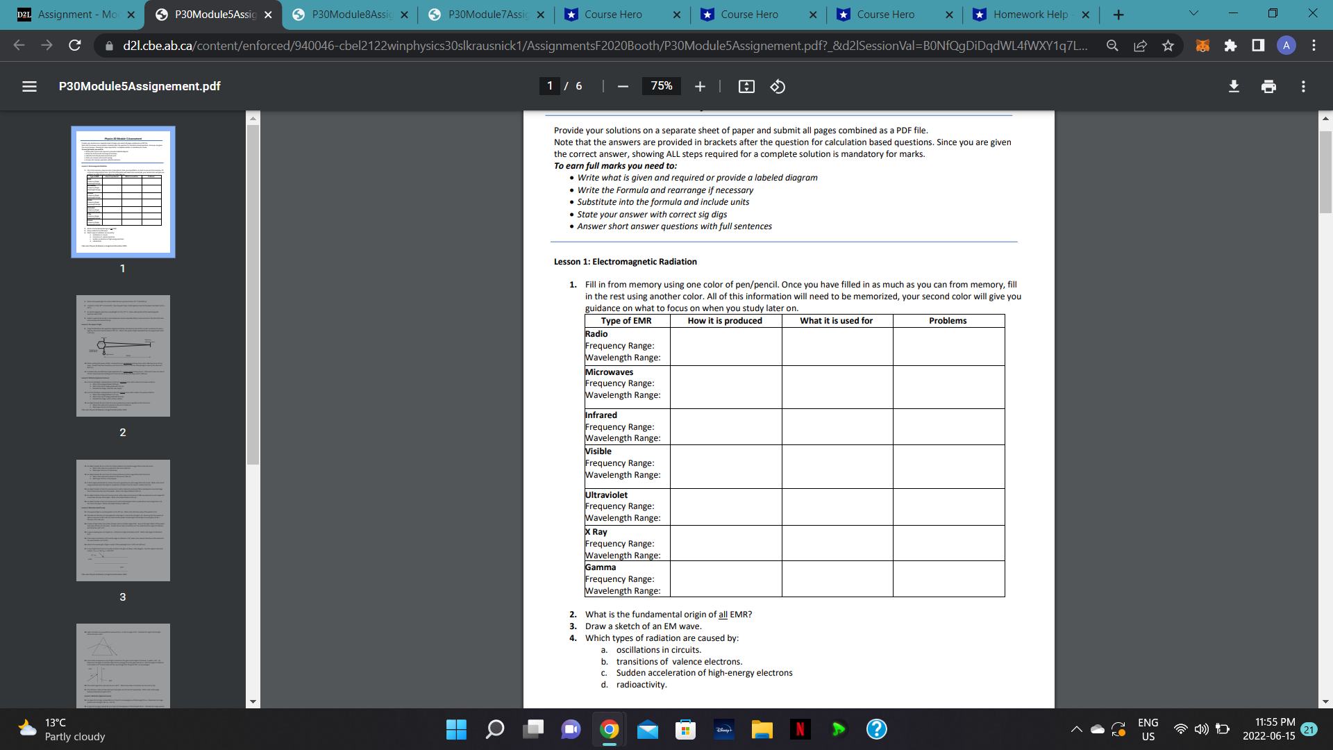 Hey i need these questions done please D2L Assignment - Mor X