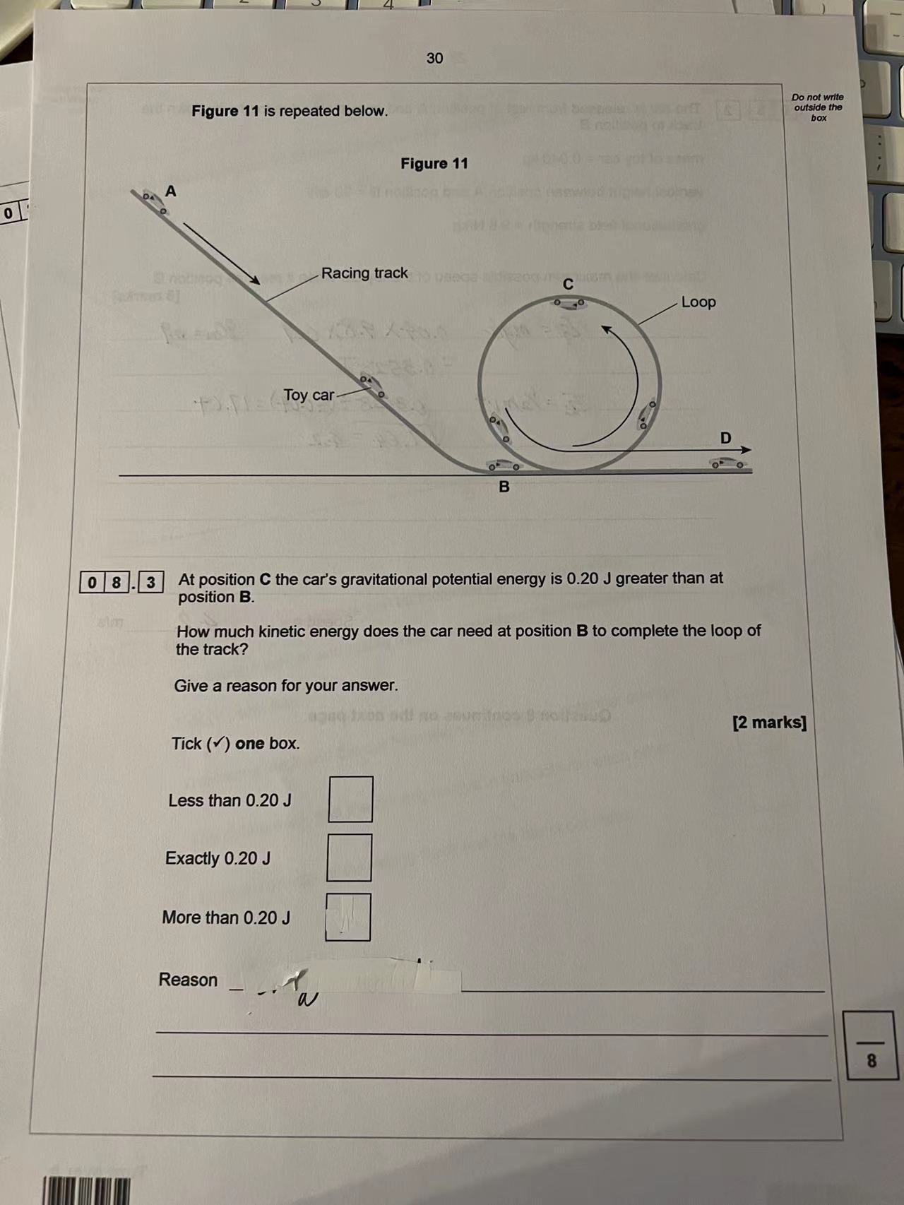 30 Do not write Figure 11 is repeated below. outside the