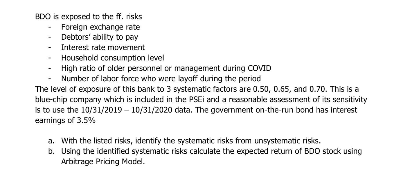 Debtors' ability to pay - Interest rate movement - Household consumption level