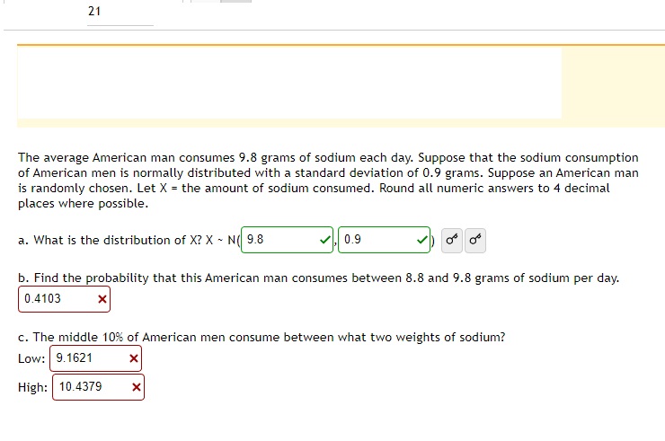 deviation is 5.1962 c. The probability that the number will be exactly