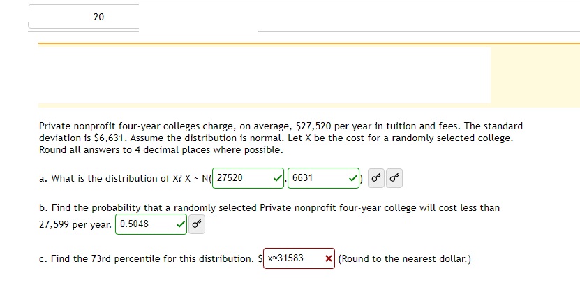 possible. a. What is the distribution of X? I ~ Nfl '13