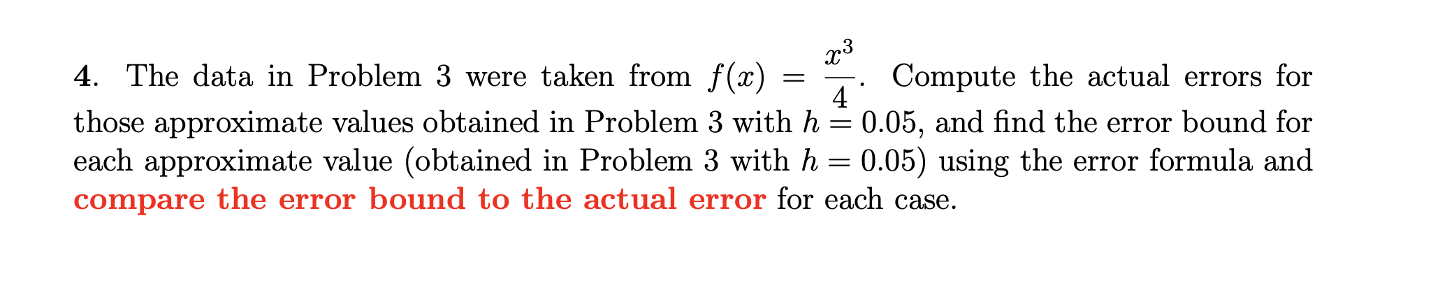 table) and proper three three-point formulas given below to find the approximate
