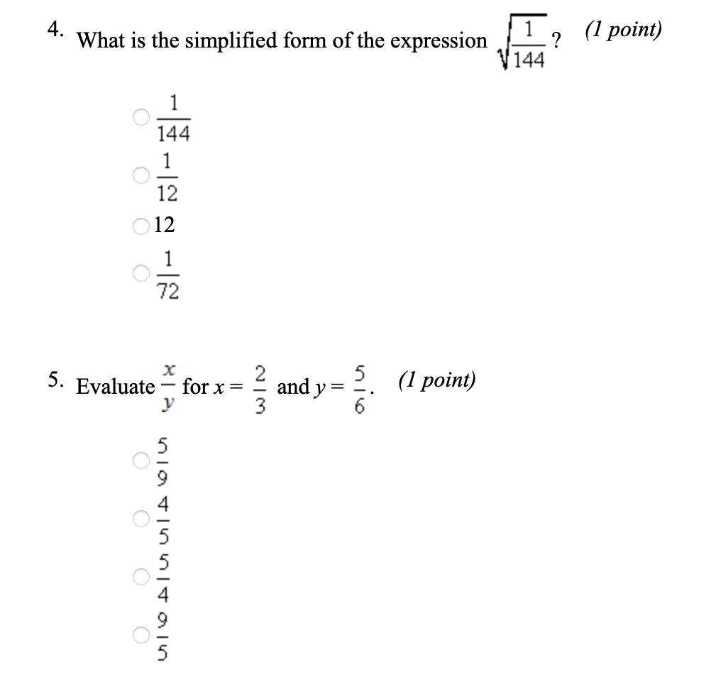 the algebraic expression for the following word phrase: the product of 4