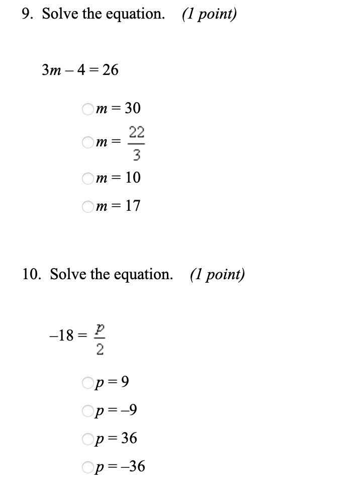 What is the simplified form of the expression 1 , (1 point)